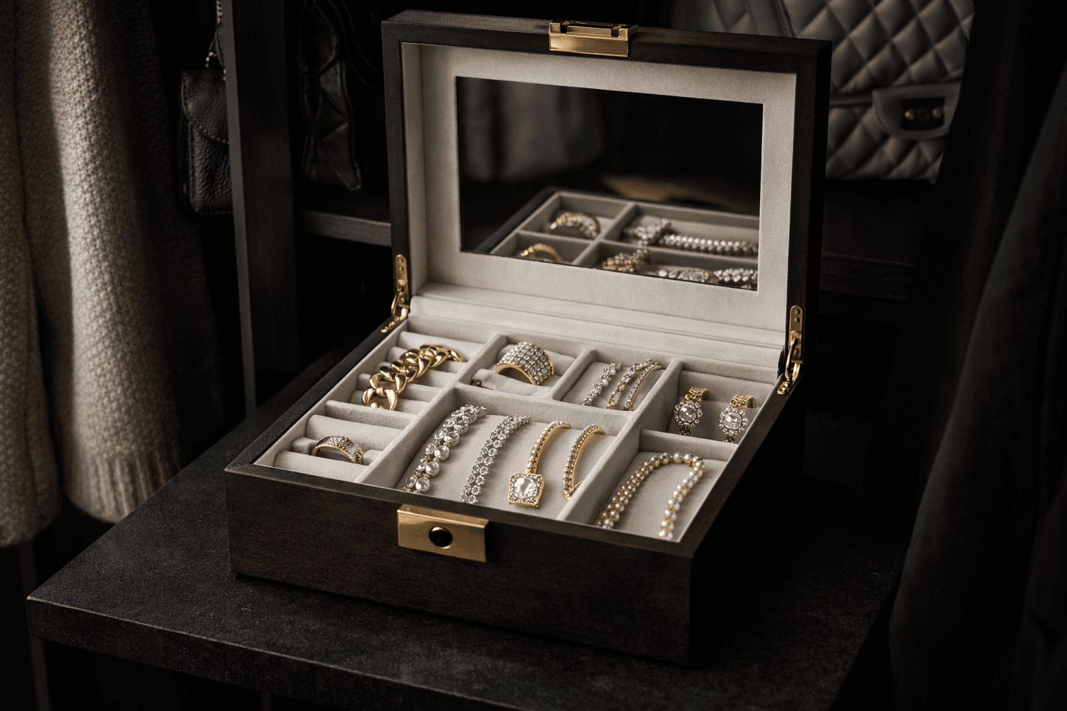 Jewelry wardrobe — jewellery box